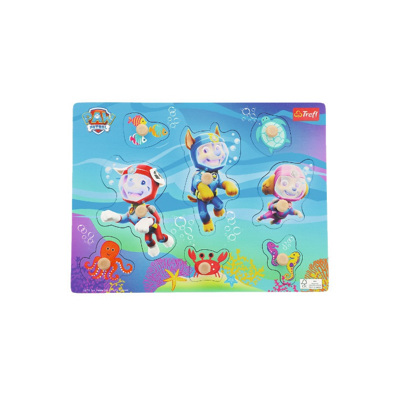 TREFL Zabawka drewn.Puzzle medium PsiPatrol 61631