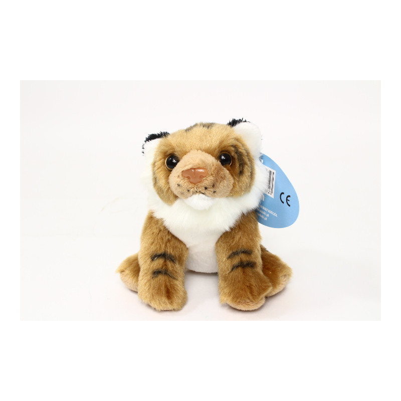 Tygrys brązowy siedzący 14cm 48723