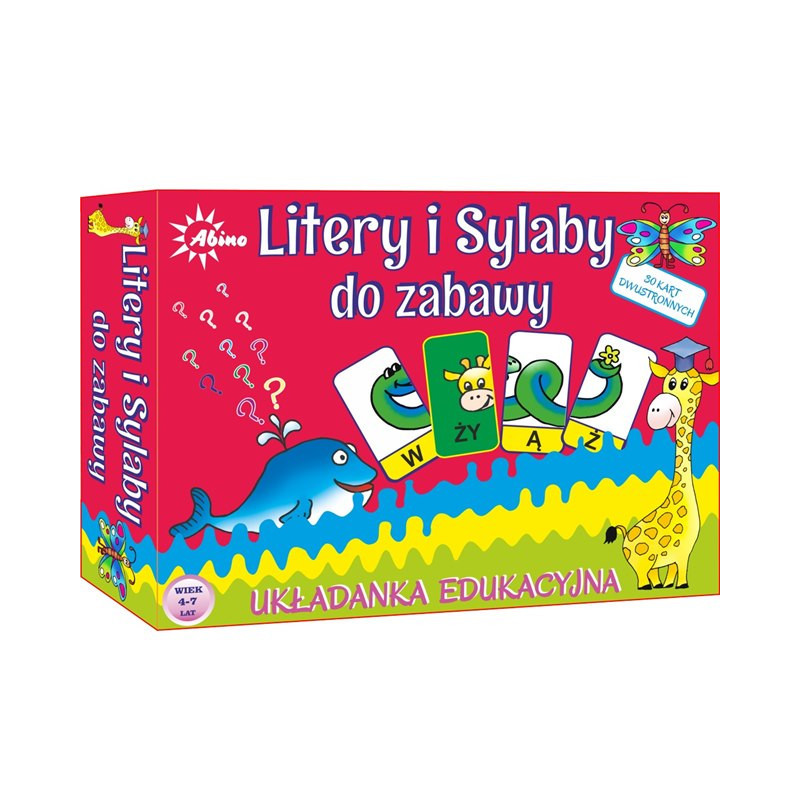 Układanka Litery i Sylaby AB 72649