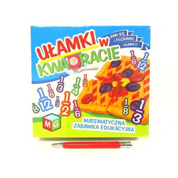 Ułamki w kwadracie-matemat.zabawka eduk.0071 00716