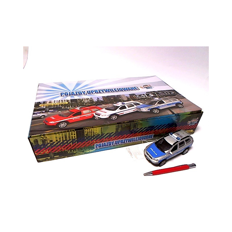 Volvo Policja 14cm św/dźw HKG002 02686