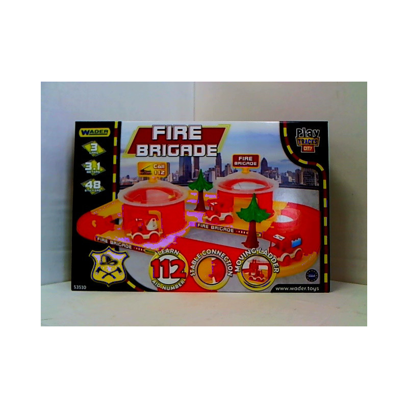 WADER Play Tracks City straż pożarna 53510 35107