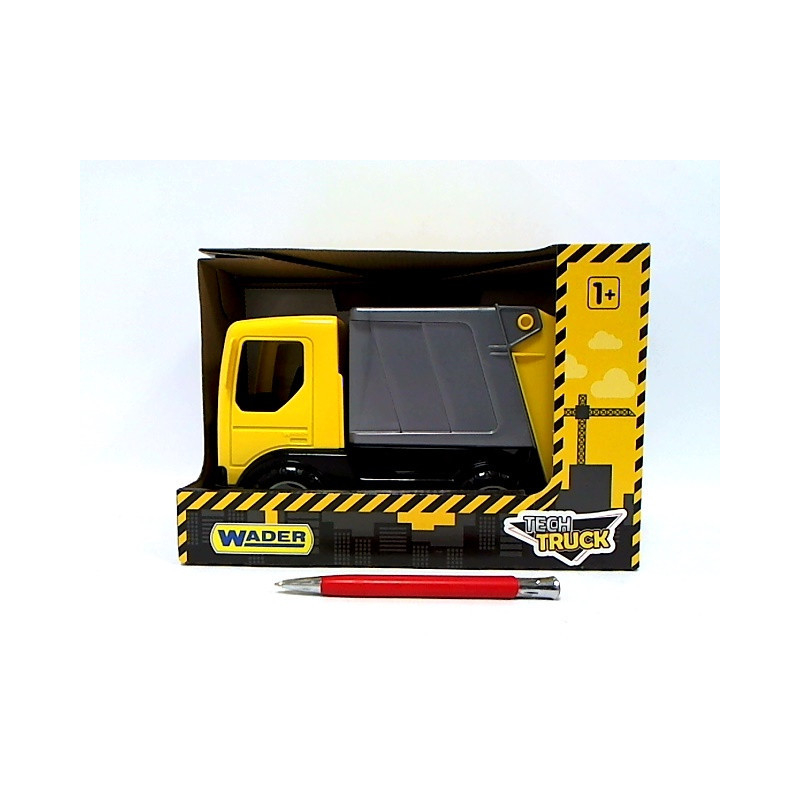 WADER Tech Truck śmieciarka w kartonie 35361 53619