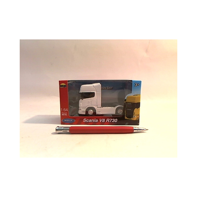 WELLY 1:64 ciężarówka Scania V8 R730 00801