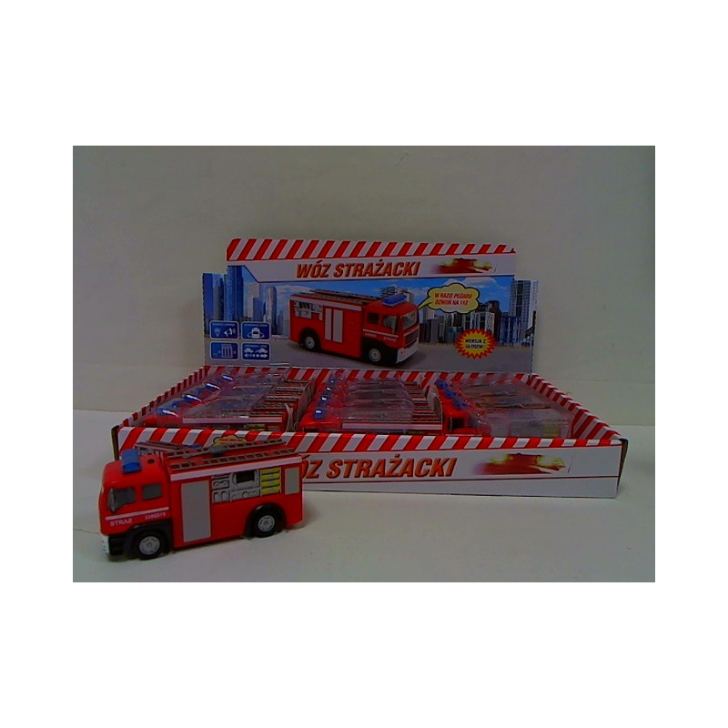 Wóz strażacki 11cm z głosem j.polski HKG100 27464