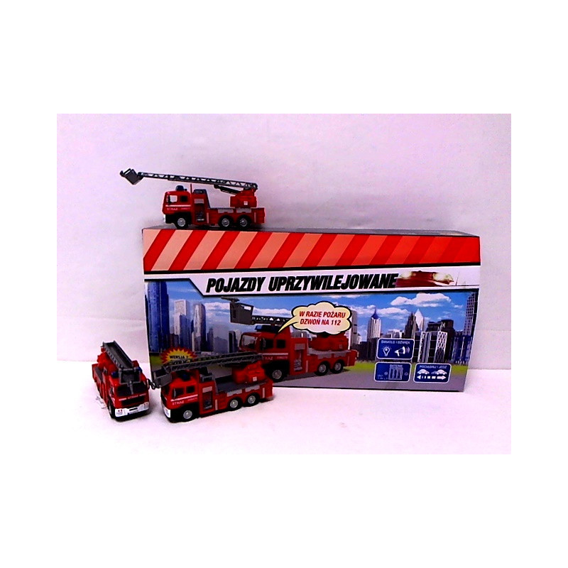 Wóz strażacki z głosem 14cm display HKG079 96982