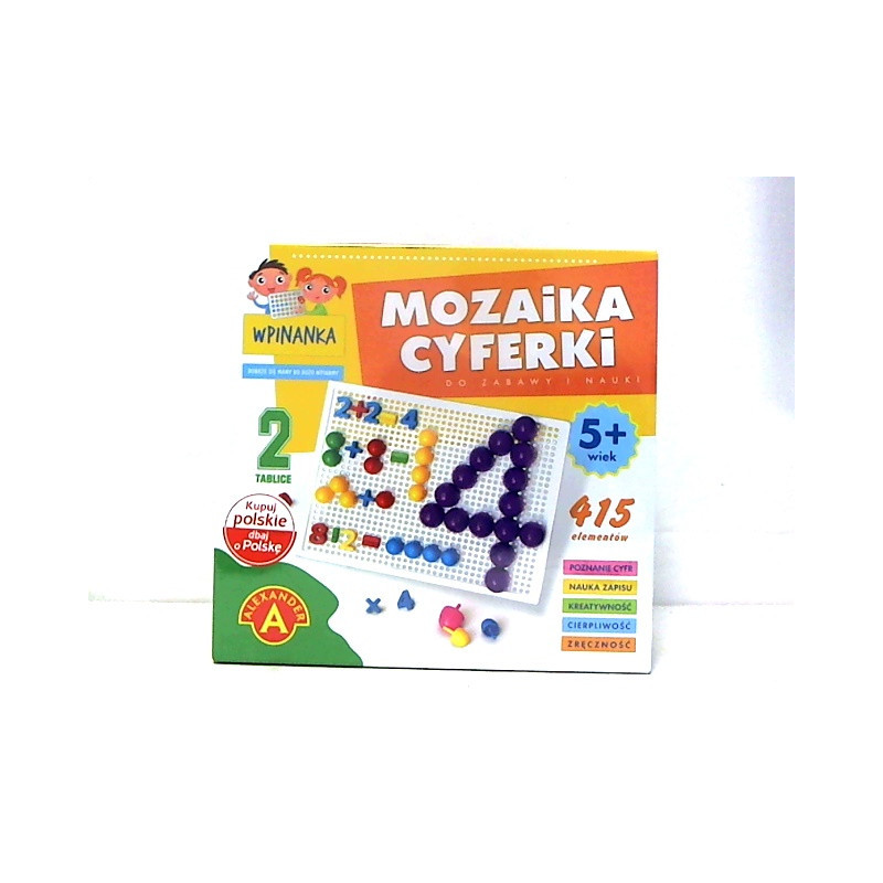 Wpinanka mozaika cyferki 18684