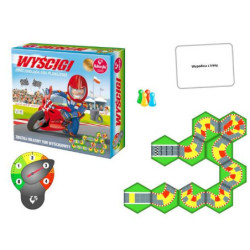 Wyścigi - gra planszowa 63162