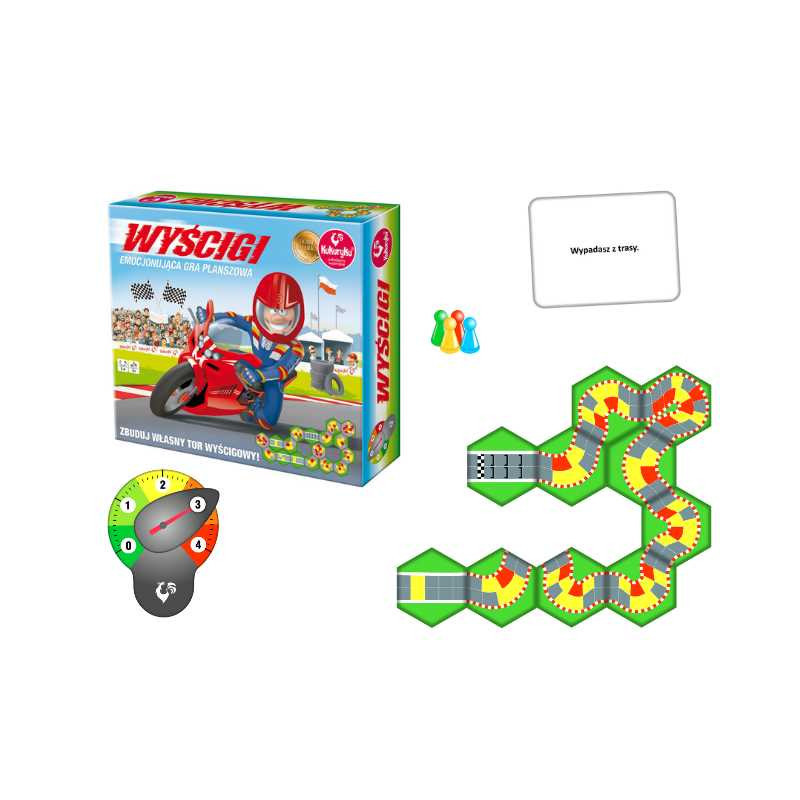 Wyścigi - gra planszowa 63162