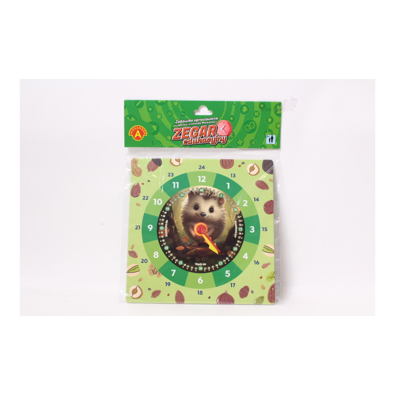 Zegar edukacyjny Jeżyk 27938