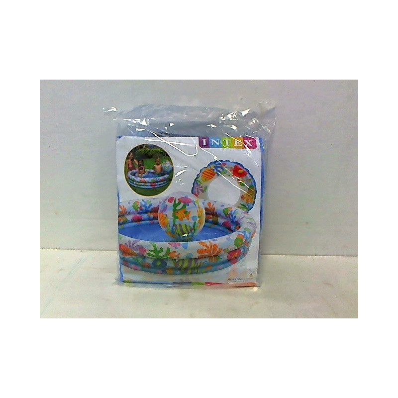 Zestaw brodzik dmuch+kółko+piłka 59469 54696