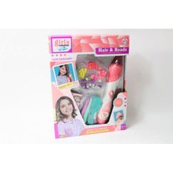 Zestaw d/wplatania koralików we włosy 18918