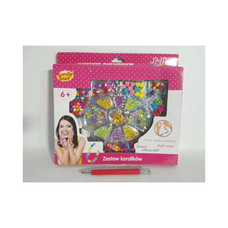 Zestaw koralików drewnianych SmilyPl SP83790 37907
