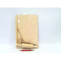 Zestaw kuchenny drewniany duży 03299