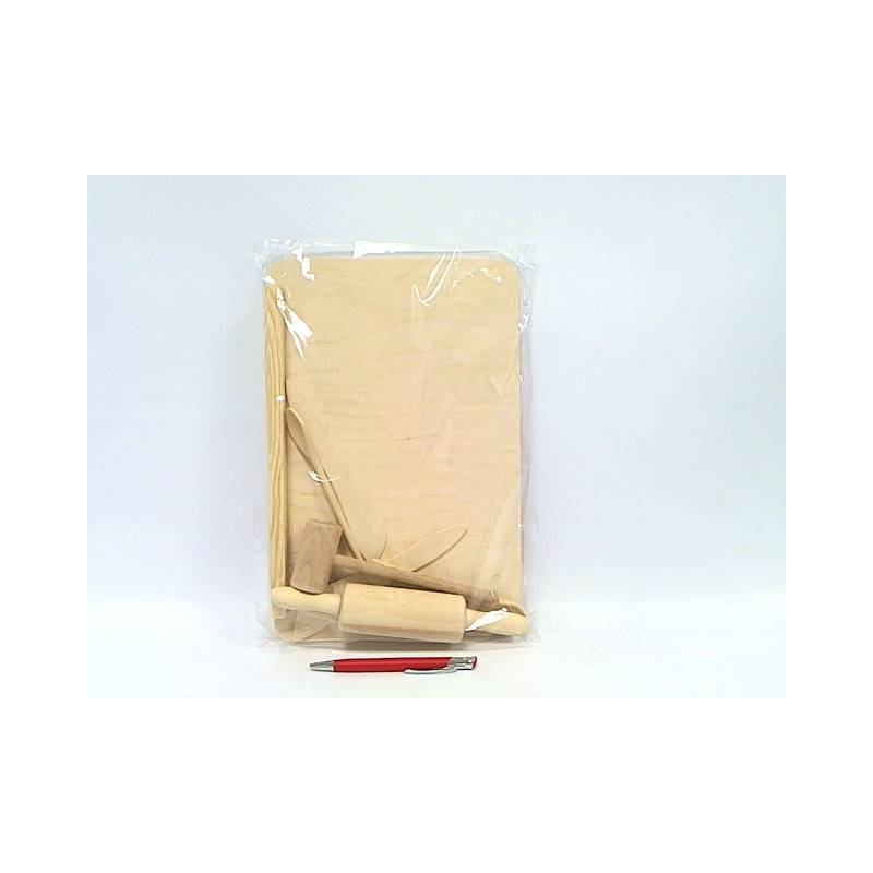 Zestaw kuchenny drewniany duży 03299