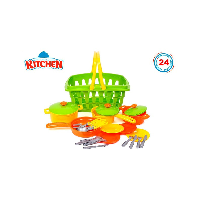 Zestaw kuchenny+ duży koszyk TEH4456 04456