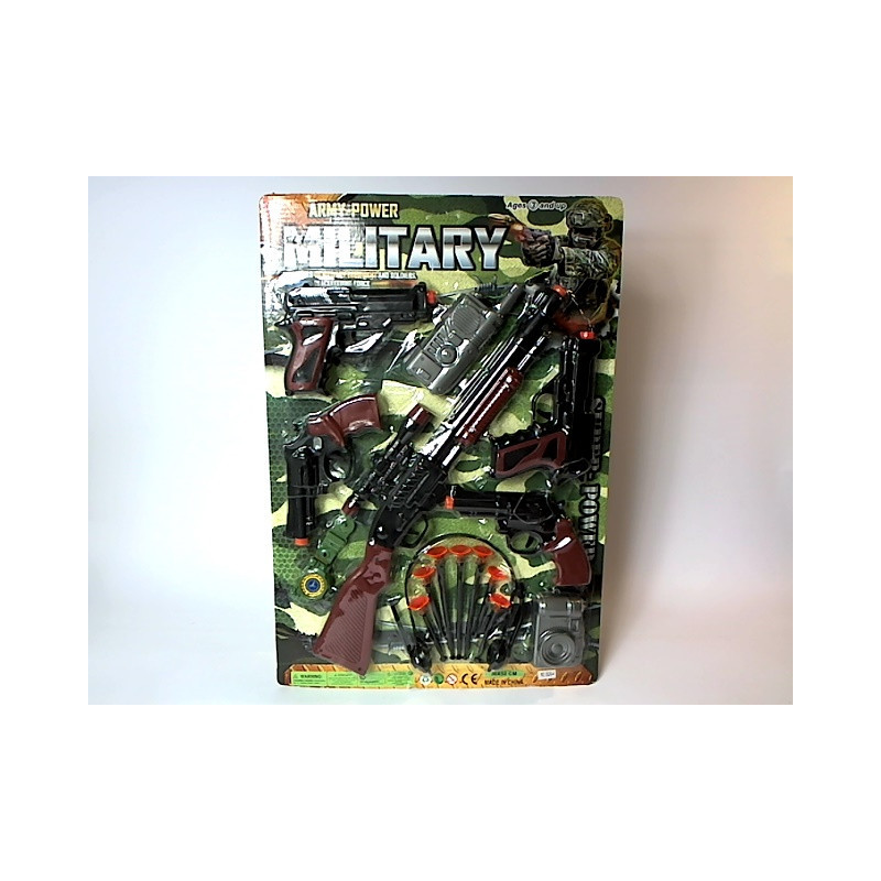 Zestaw militarny duży blister 2626-6 05112