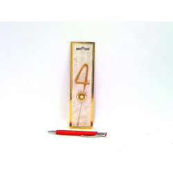 Złota Cyfra 4 zimne ognie CS1921S-4 23111