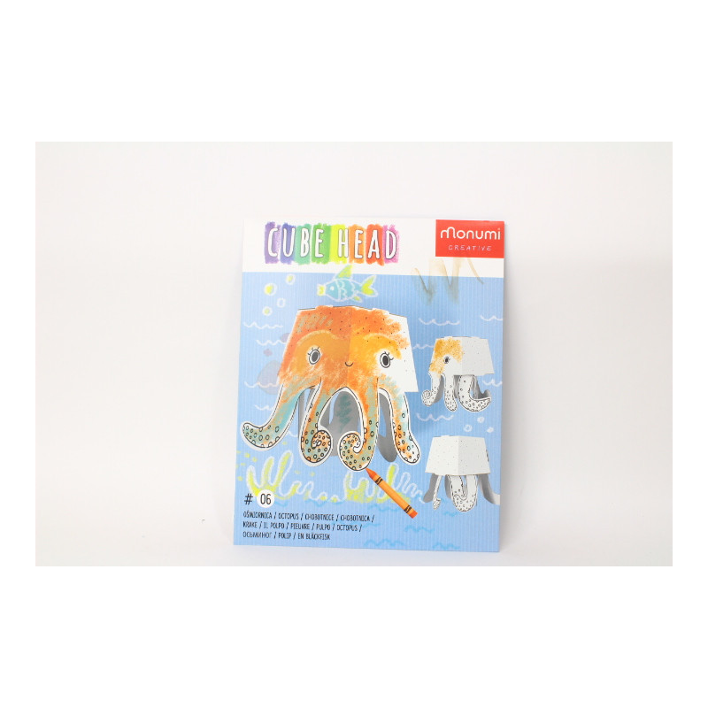 Złóż i pokoloruj Cubehead Regular Ośmiornica 10173