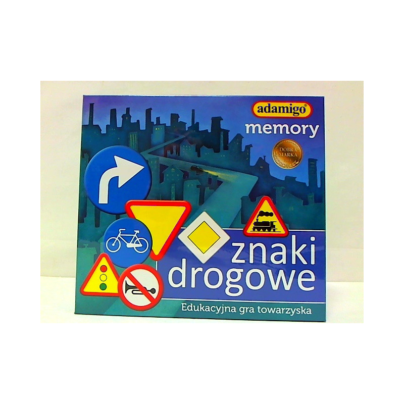 Znaki drogowe Gra memory Adamigo 07318