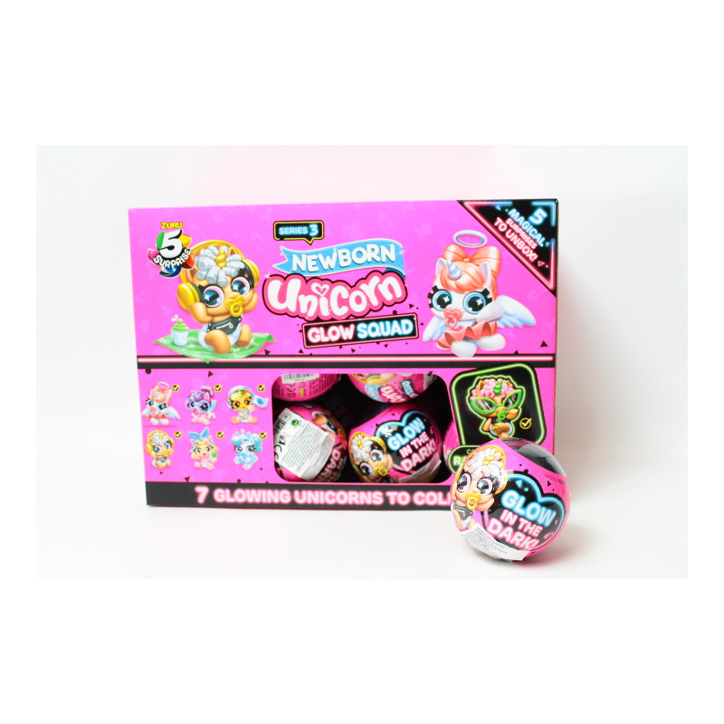 ZURU 5Surpr.figurka Jednorożec świec.77264 38166