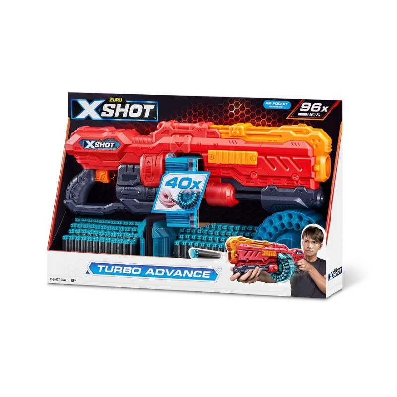 ZURU X-SHOT ExcelTurboAdv.wyrzutnia96s 36136 40138