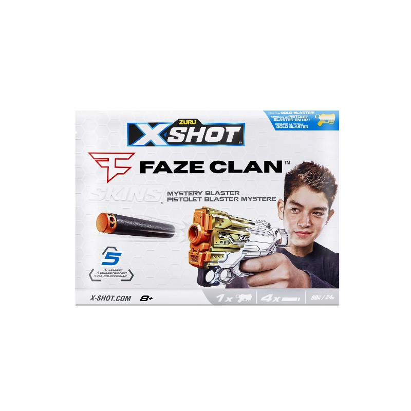 ZURU X-SHOT Skins Faze Clan 4strz 36599UQ1