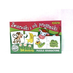Zwierzaki i przysmaki - układanka 06519