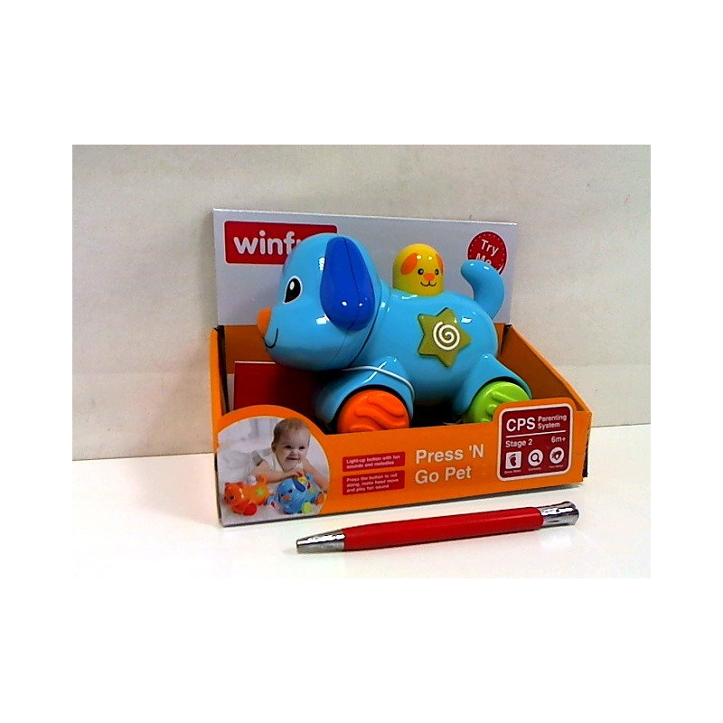 Zwierzaki naciśni/jedź Piesek SmilyPl 000733 41405