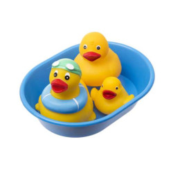 Zwierzątka do kąpieli w wanience 3szt 025 70257