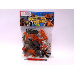 Zwierzęta dzikie 10cm 12szt HHS072 06681