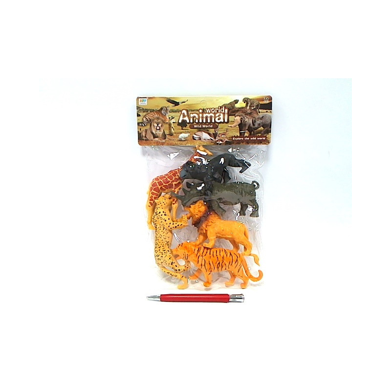 Zwierzęta dzikie 6 szt worek 559-023A 03774