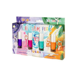 TUBAN lakiery 4szt Tubi Glam perłowe TU3468 34689