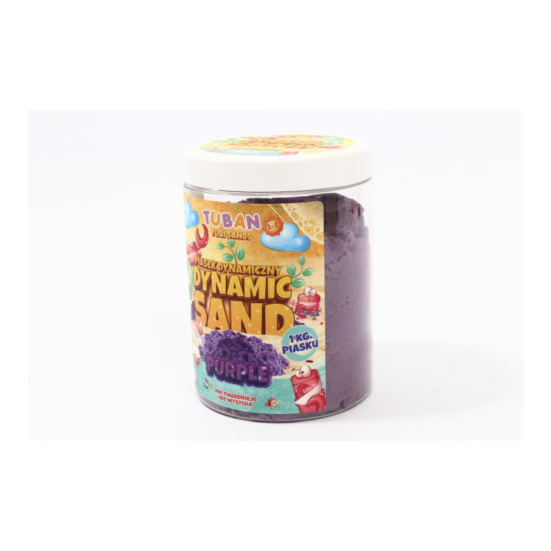 TUBAN piasek dynamiczny 1kg fioletowy TU3556 35563
