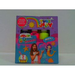 TUBAN zestaw Tubi Jelly 3kol Syrenka TU3316 33163