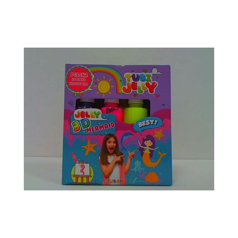 TUBAN zestaw Tubi Jelly 3kol Syrenka TU3316 33163