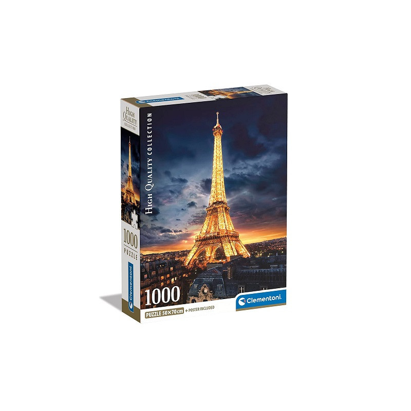 CLE puzzle 1000 Compact Wieża Eiffla 39703