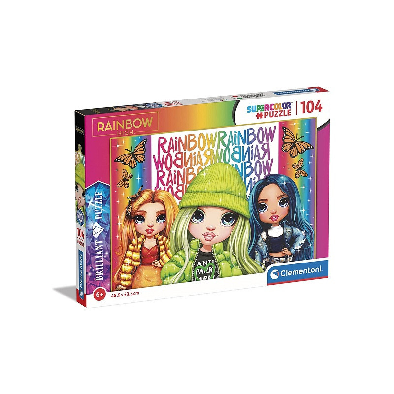 CLE puzzle 104 Brilliant Rainbow High 20342