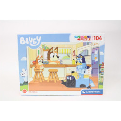 CLE puzzle 104 maxi SuperKolor Bluey 27169