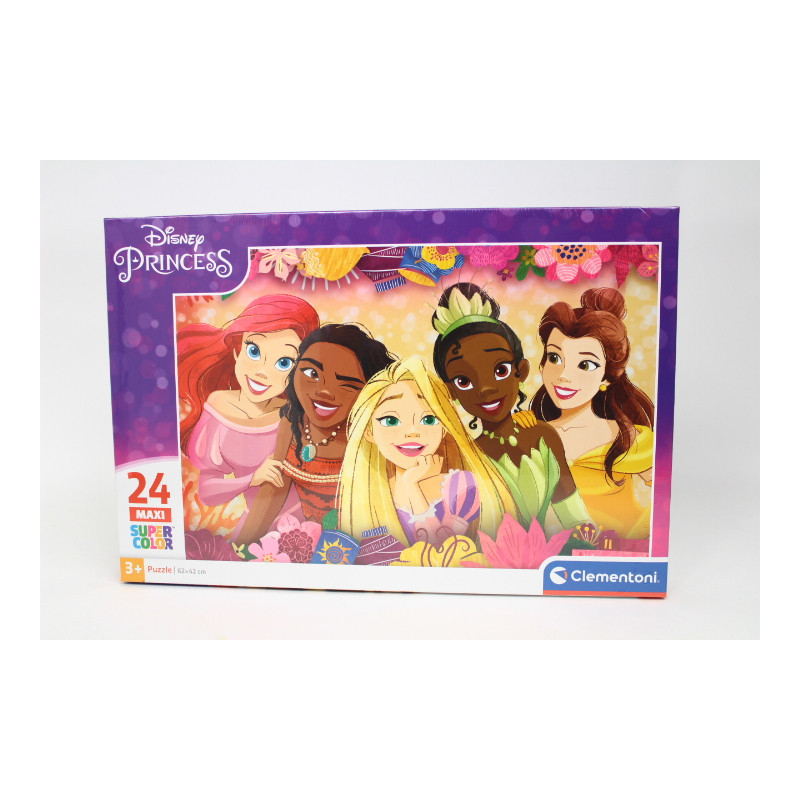 CLE puzzle 24 maxi SuperKolor DisneyPrincess 24241