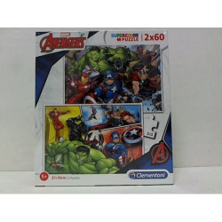 CLE puzzle 2x60 SuperKolor TheAvengers 21605