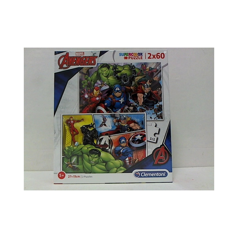 CLE puzzle 2x60 SuperKolor TheAvengers 21605
