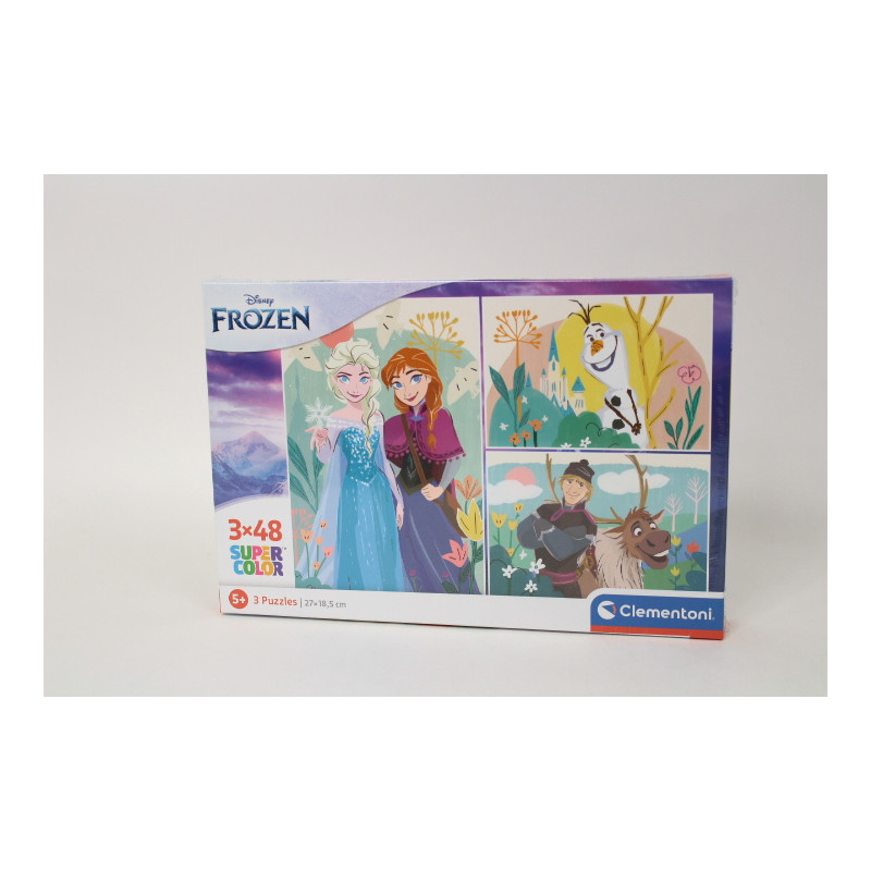 CLE puzzle 3x48 SuperKolor Disney Frozen 25284