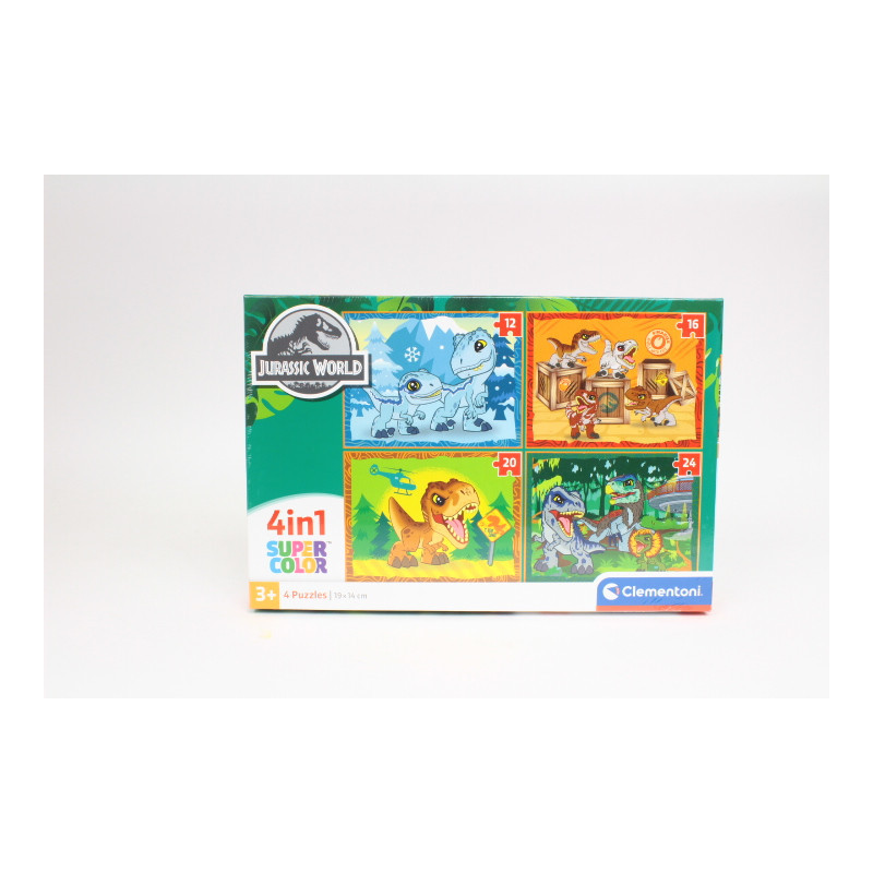 CLE puzzle 4w1 SuperKolor Jurassic World 21521