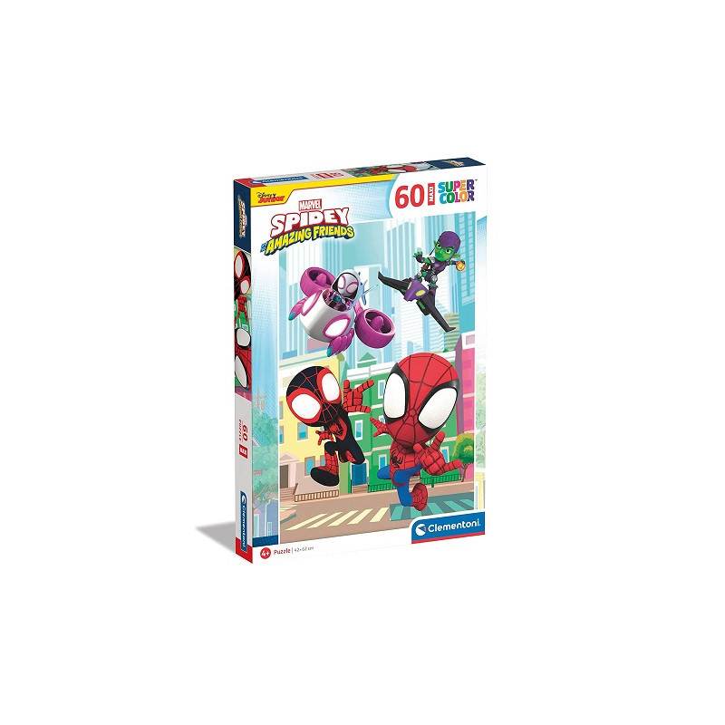 CLE puzzle 60 SuperKolor Marvel Spidey_Frie..26476