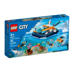  LEGO CITY 5+ Łódź do nurkow.badacza 60377