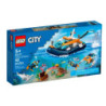  LEGO CITY 5+ Łódź do nurkow.badacza 60377