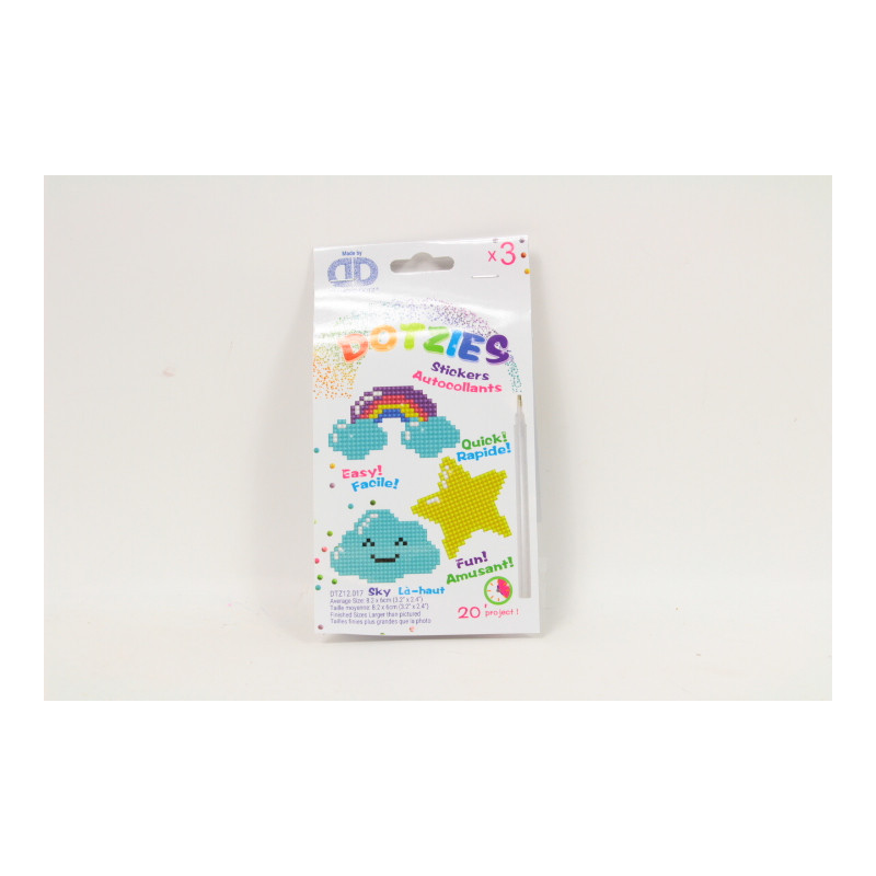 Diamond Dotz sky-3pak naklejki 018-DTZ12017 45850