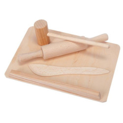 Drewniany zestaw kuchenny mini 02704