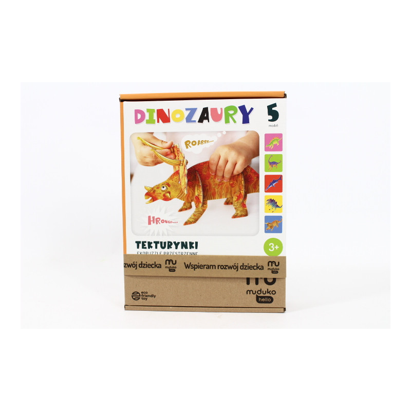GRA Tekturynki Europuzzle Dinozaury 55250
